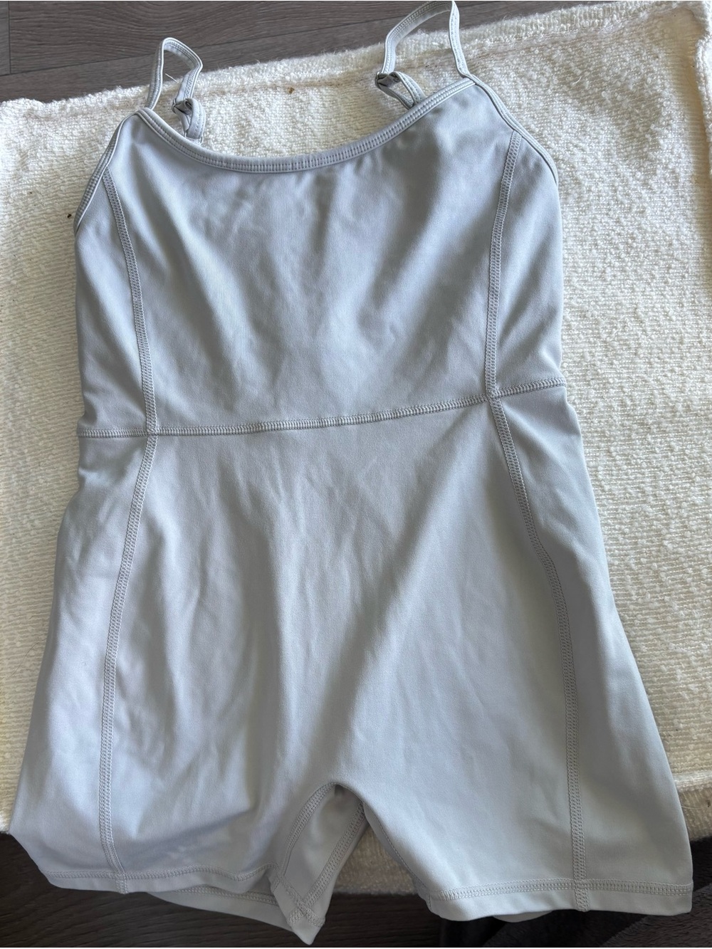 Light Gray Women's Strappy Active Romper